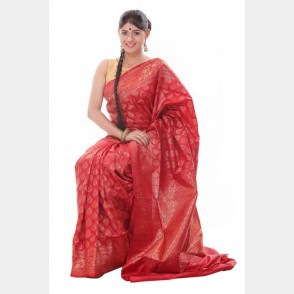 Silk Katan Sharee from Tangail with blouse piece